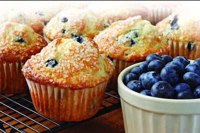 6-cup Muffin Pan – Non-stick Carbon Steel Cupcake Baking Tray | Heavy Duty Standard Bakeware For Muffins, Cakes, Mini Pies & More